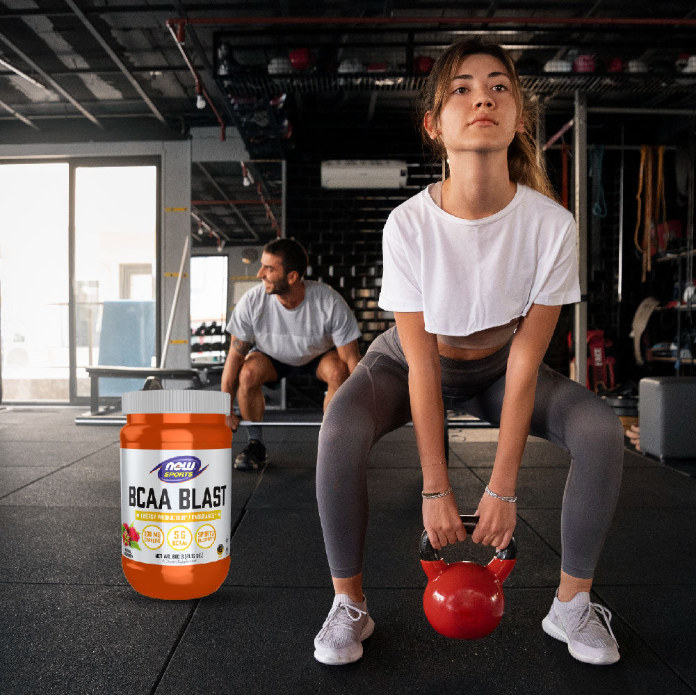 NOW Foods BCAA Blast Powder for Post Workout Support 600 g