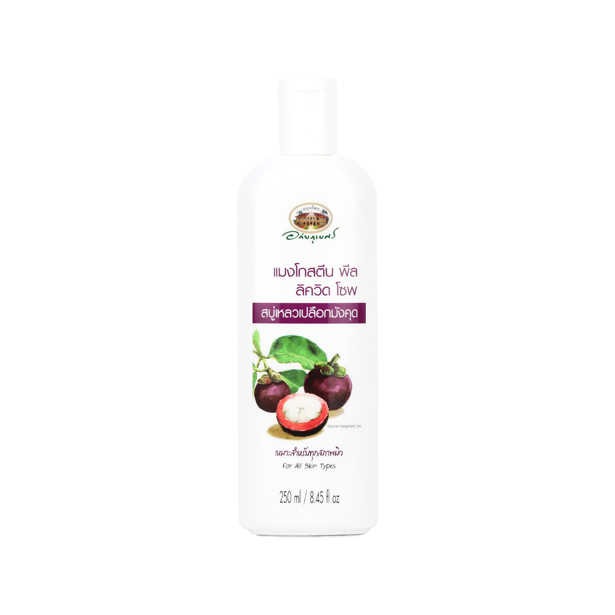 Abhaibhubejhr Mangosteen Peel Liquid Soap for Skin Radiance 250 ml
