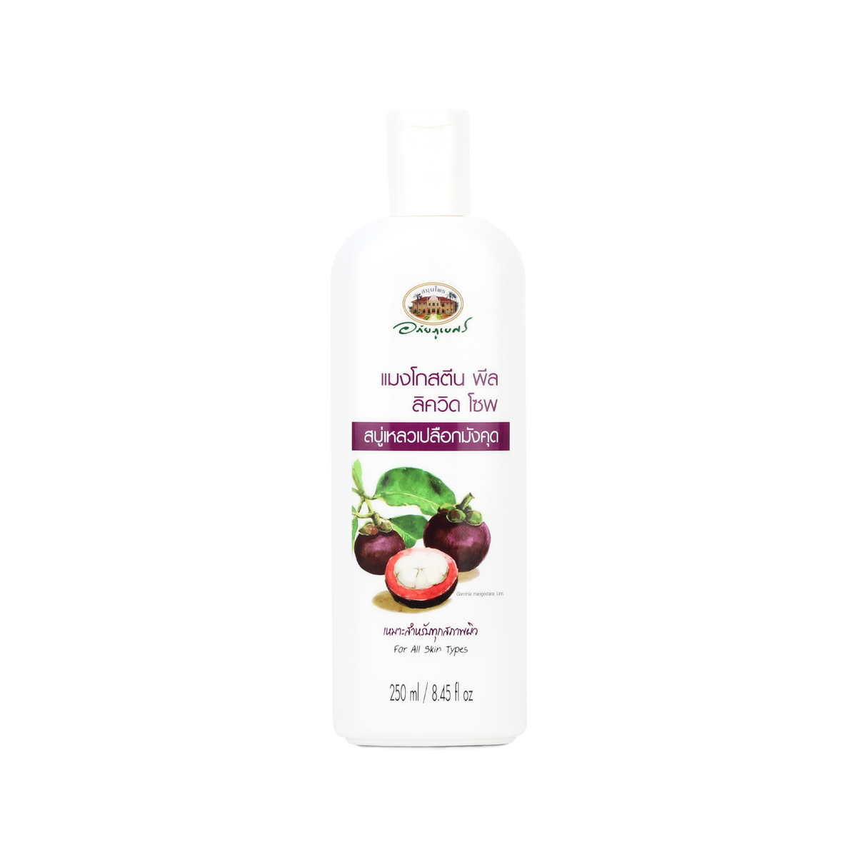 Abhaibhubejhr Mangosteen Peel Liquid Soap for Skin Radiance 250 ml