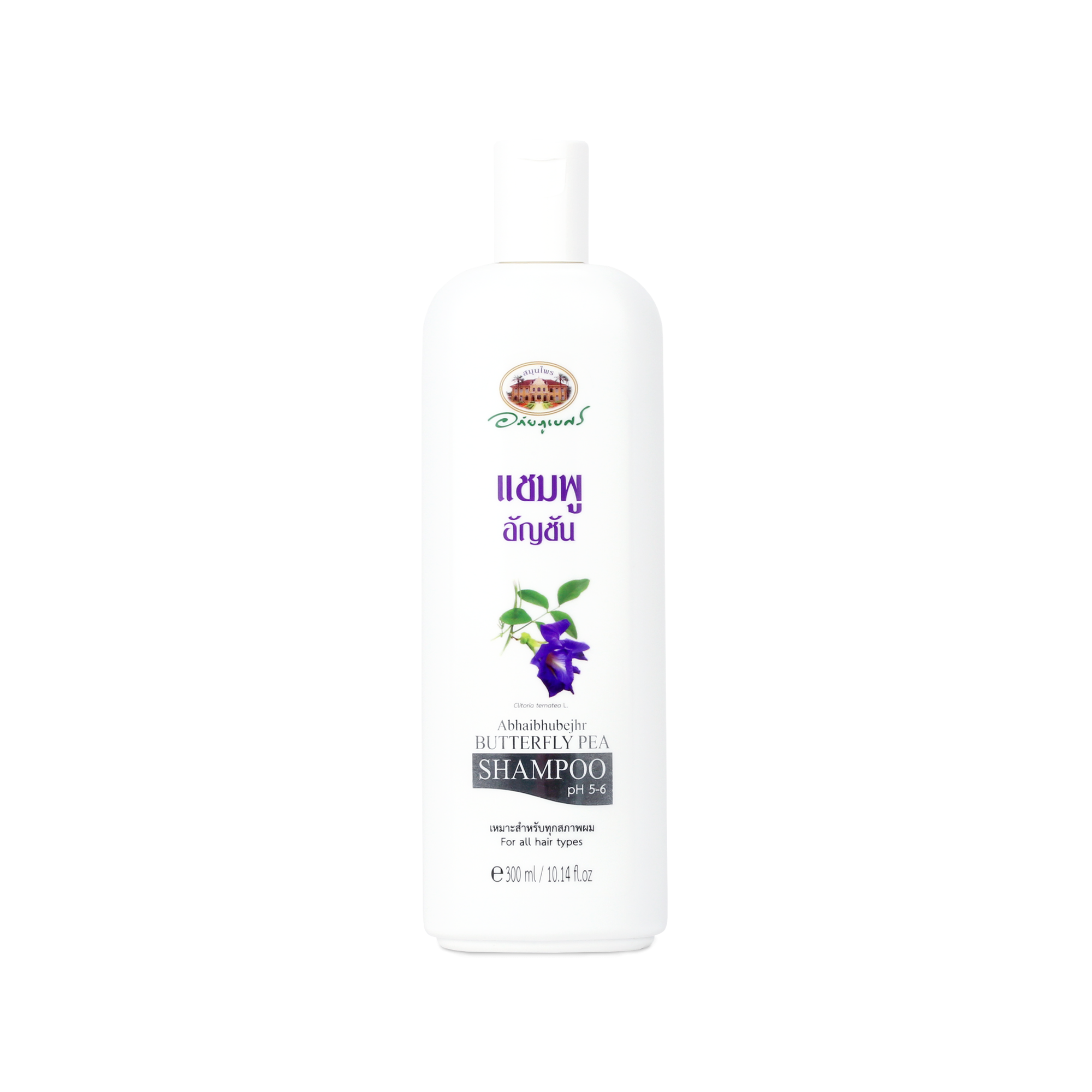 Abhaibhubejhr Butterfly Pea Flower Shampoo for Scalp Circulation 300 ml