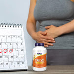 NOW Foods Organic Flax Seed Oil 1000mg Omega 3 for Everyday Wellness 120 Softgels