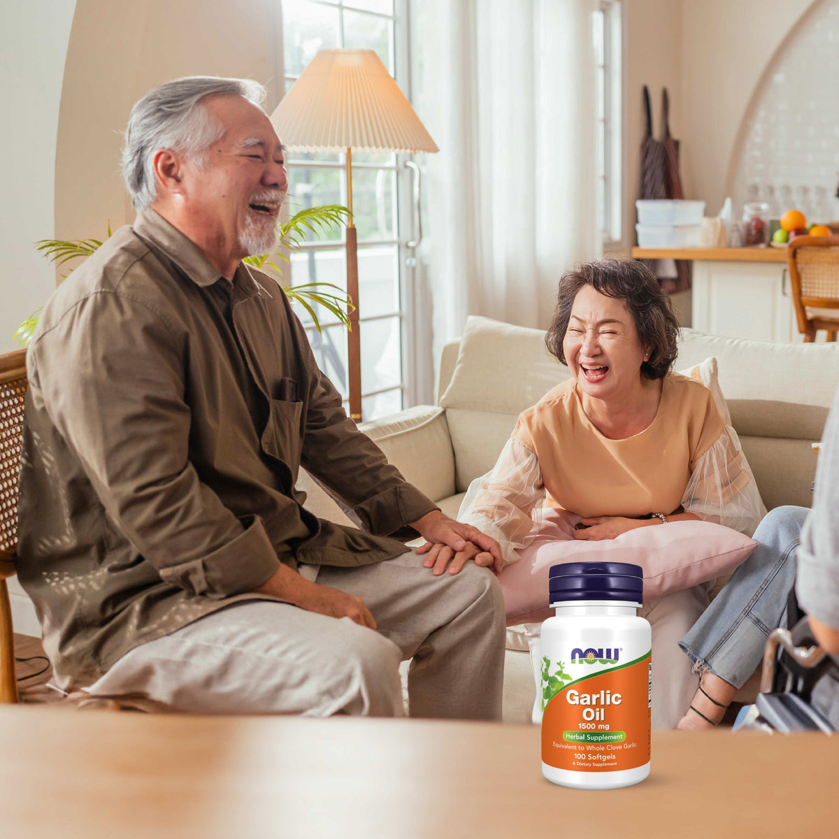NOW Foods Garlic Oil 1500mg Vegetable Capsules for Everyday Wellness Twin Pack