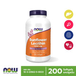 NOW Foods Sunflower Lecithin 1200mg Soy Free for Everyday Wellness 100 Softgels