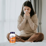NOW Foods Quercetin Bromelain for Antioxidant Support 400mg 120 Veg Capsules