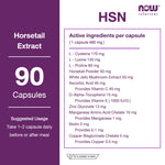 NOW Foods HSN Nails Vegan Formula for Hair and Skin Health 90 Veg Capsules