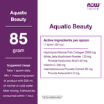 NOW Foods Aquatic Marine Collagen Astaxanthin for Skin Radiance 85 g