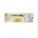 Giffarine Cal D Mag 600 Calcium 600mg Vitamin D3 for Strong Bones 60 Tablets
