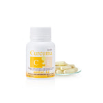 Giffarine Curcuma C E Turmeric Vitamin C E for Digestive Comfort 60 Capsules