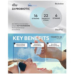 BioActive Tribiotic 28 Probiotic Powder for Gut Flora Balance Sachets 15 Sachets