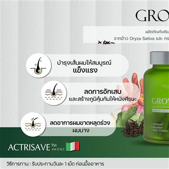 GO Original Grow H for Hair Health Support Capsules 30 Capsules