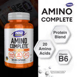 NOW Foods Amino Acid Complex for Post Workout Recovery 120 Veg Capsules