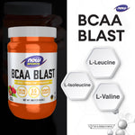 NOW Foods BCAA Blast Powder for Post Workout Support 600 g