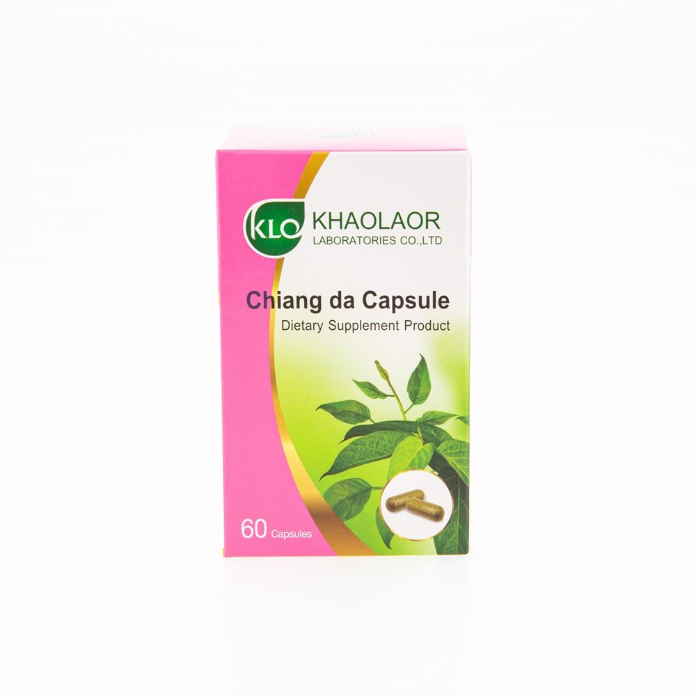 Khaolaor Chiang Da Gymnema for Everyday Wellness Capsules 375mg 60 Capsules
