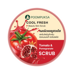Poompuksa Cool Fresh Beauty Skin Scrub Tomato and Pomegranate for Skin Radiance