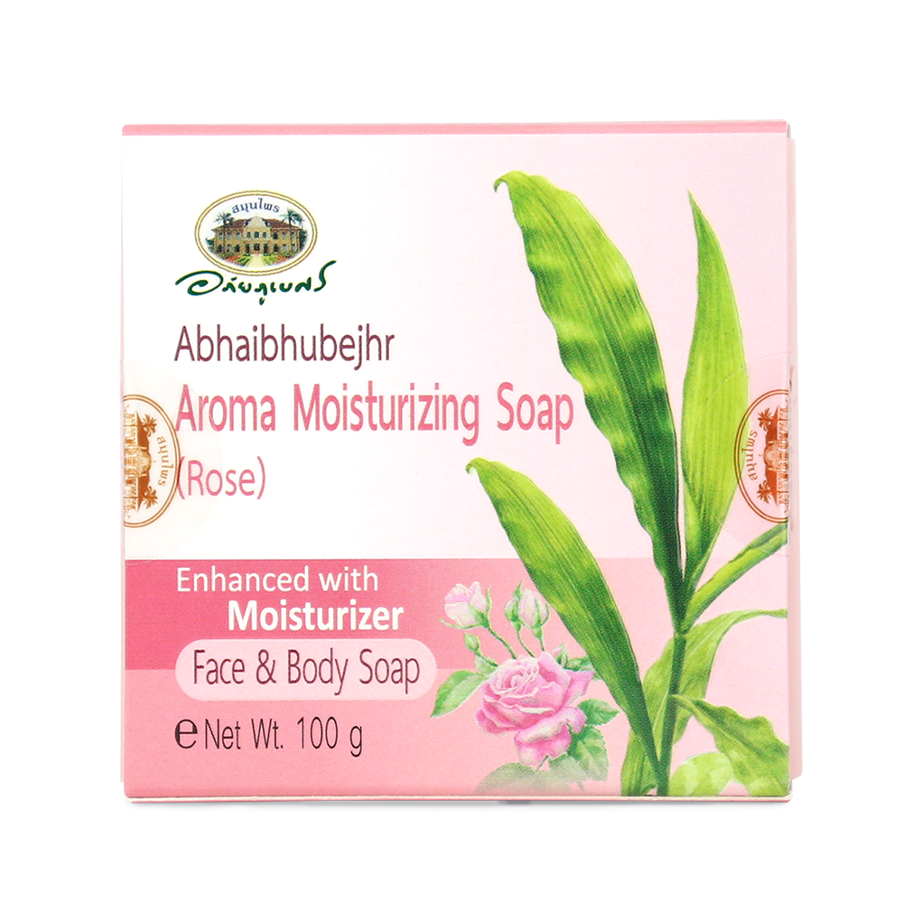 Abhaibhubejhr Aroma Moisturising Rose Soap Bar ‚ 100 g