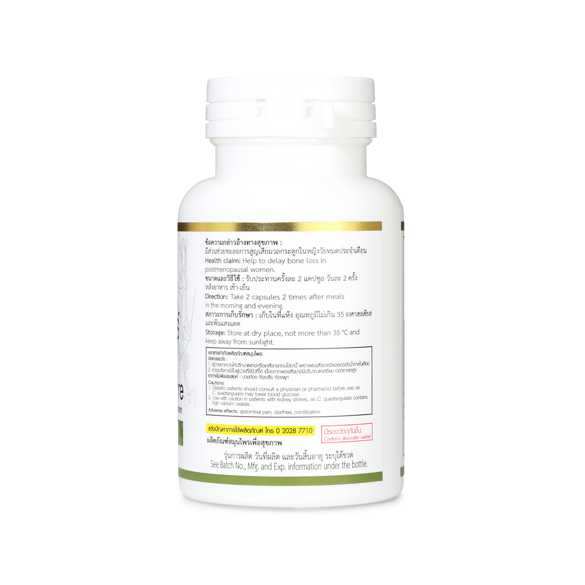 Abhaibhubejhr Bonecare Cissus Quadrangularis Capsules ‚ 60 Capsules