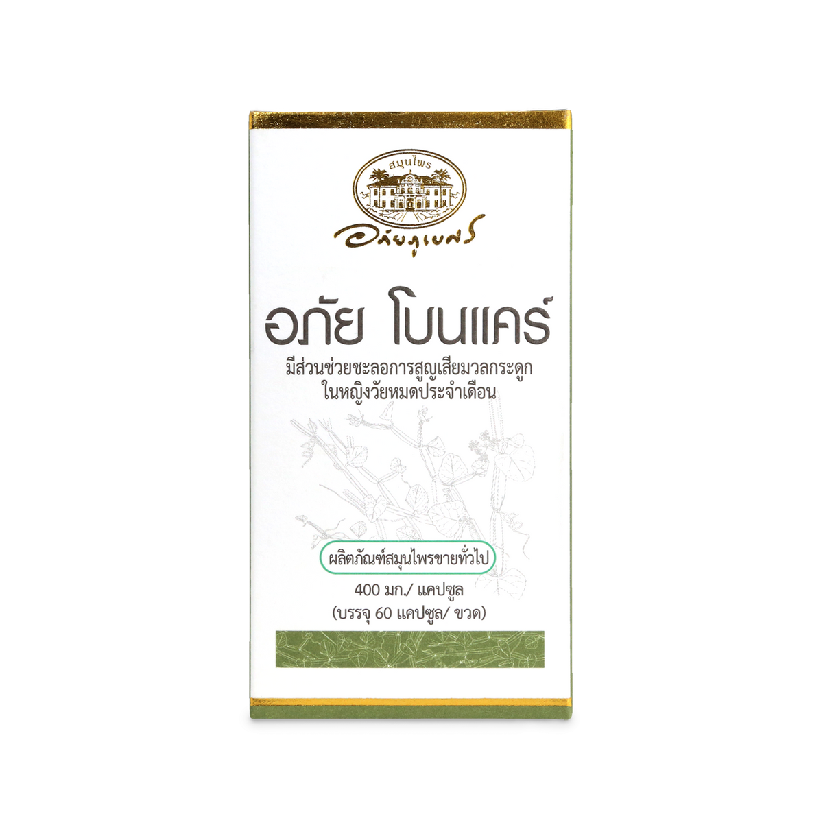 Abhaibhubejhr Bonecare Cissus Quadrangularis Capsules ‚ 60 Capsules