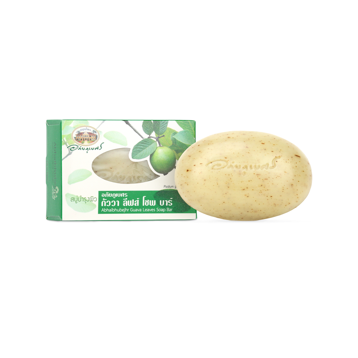 Abhaibhubejhr Guava Leaf Herbal Soap Bar ‚ 100 g