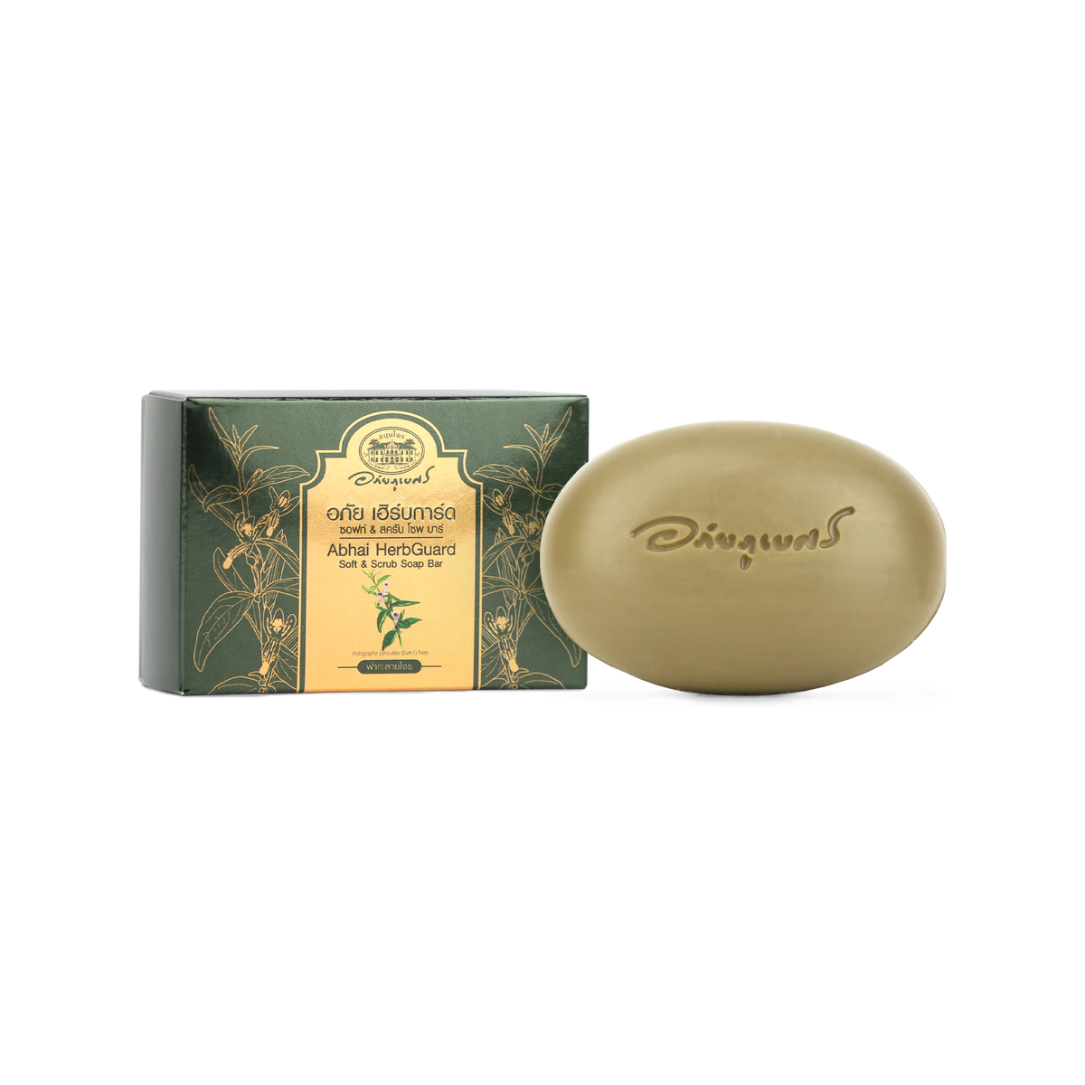 Abhaibhubejhr Herbguard Soft and Scrub Soap Bar ‚ 100 g