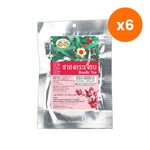 Abhaibhubejhr Hibiscus Roselle Herbal Tea for Evening Relaxation 10 Tea Bags