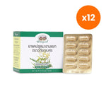 Abhaibhubejhr Senna Leaf Capsules for Digestive Regularity 100 Capsules