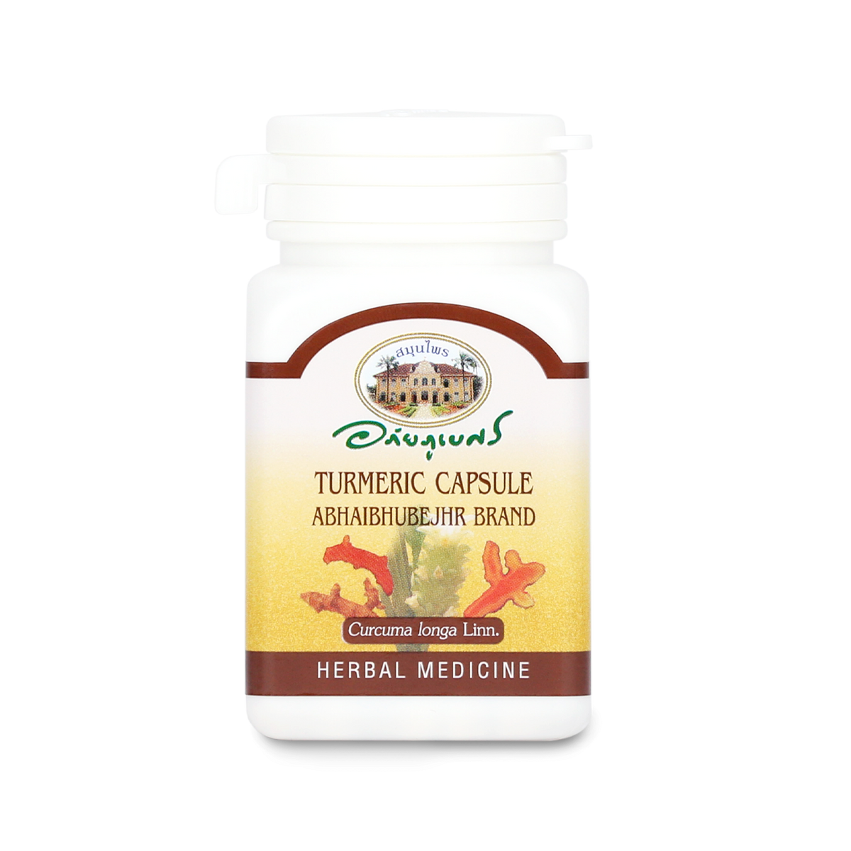 Abhaibhubejhr Turmeric (Curcuma Longa) Capsules ‚ 60 Capsules