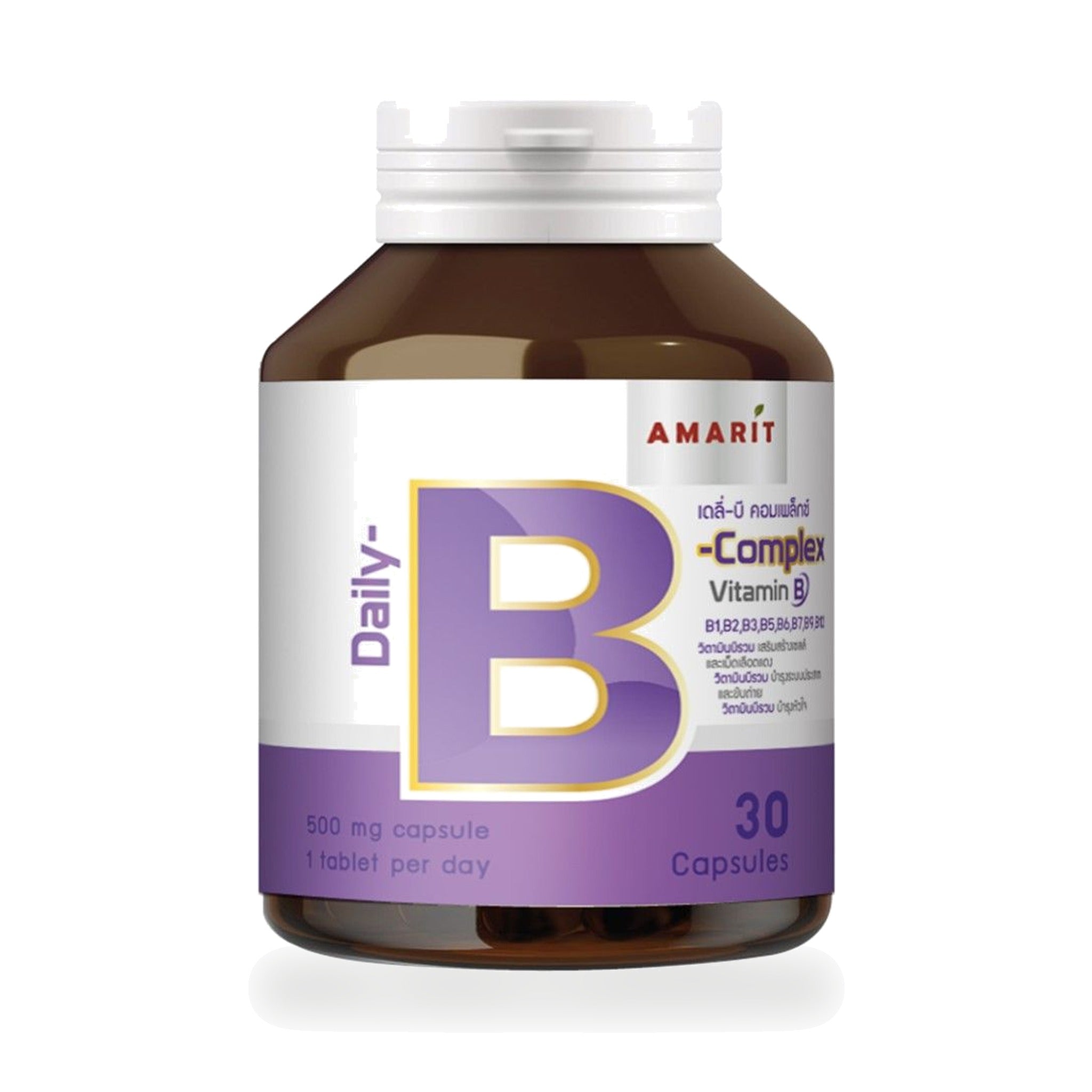 Amarit Daily-B Complex Capsules ‚ 30 Capsules