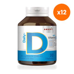 Amarit Daily D Vitamin D3 Capsules for Bone and Immune Health 30 Capsules