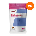 Amarit Fish Collagen Peptide 500mg Joint for Skin Radiance 30 Day Pack Capsules