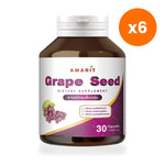Amarit Grape Seed Extract Capsules 60mg for Skin Radiance 30 Capsules