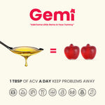 Gemi Apple Cider Vinegar Gummies with the Mother for Digestive Comfort