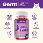 Gemi Goodnight Chamomile Gummies Blueberry Flavour for Restful Sleep