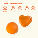Gemi Biotin Radiant Healthy Gummies for Nails Hair and Skin Support