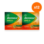 Berocca Immu D Plus Effervescent Tablets for Antioxidant Support 2 Tablets