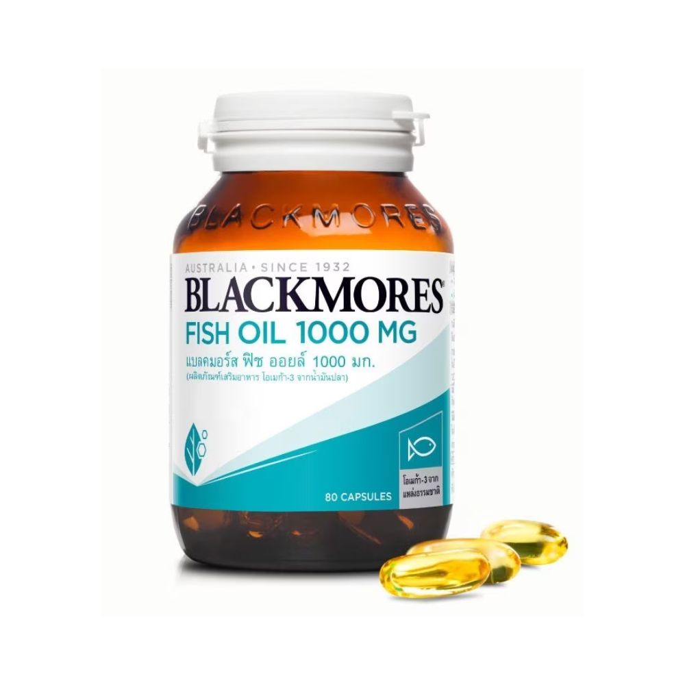 Blackmores Fish Oil 1000 Softgel Capsules 1,000mg ‚ 80 Capsules