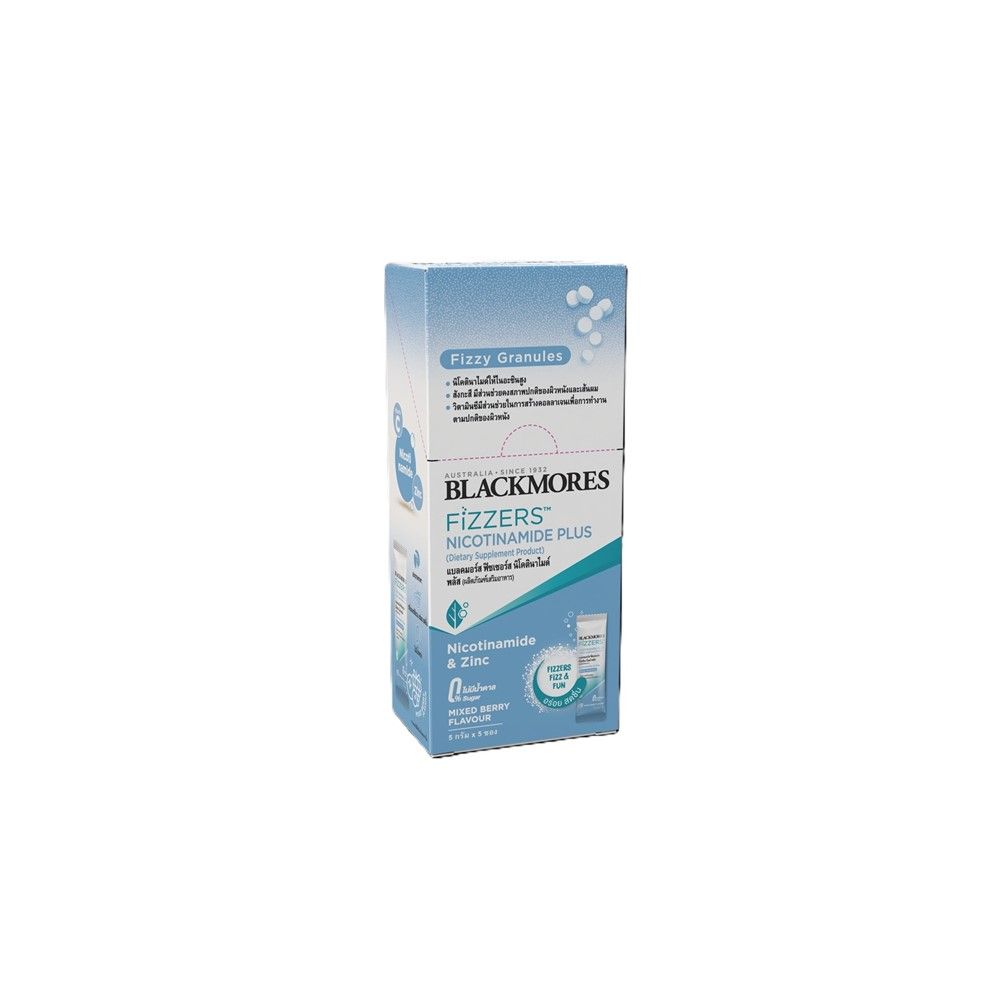 Blackmores Fizzers Nicotinamide Plus Powder Sachets ‚ 5 x 5 g