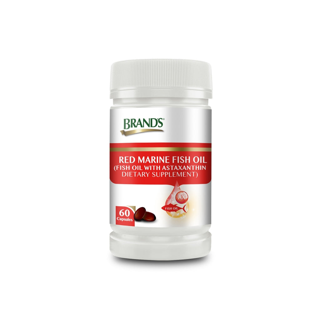 BRAND'S Red Marine Fish Oil Capsules 500mg ‚ 60 Capsules