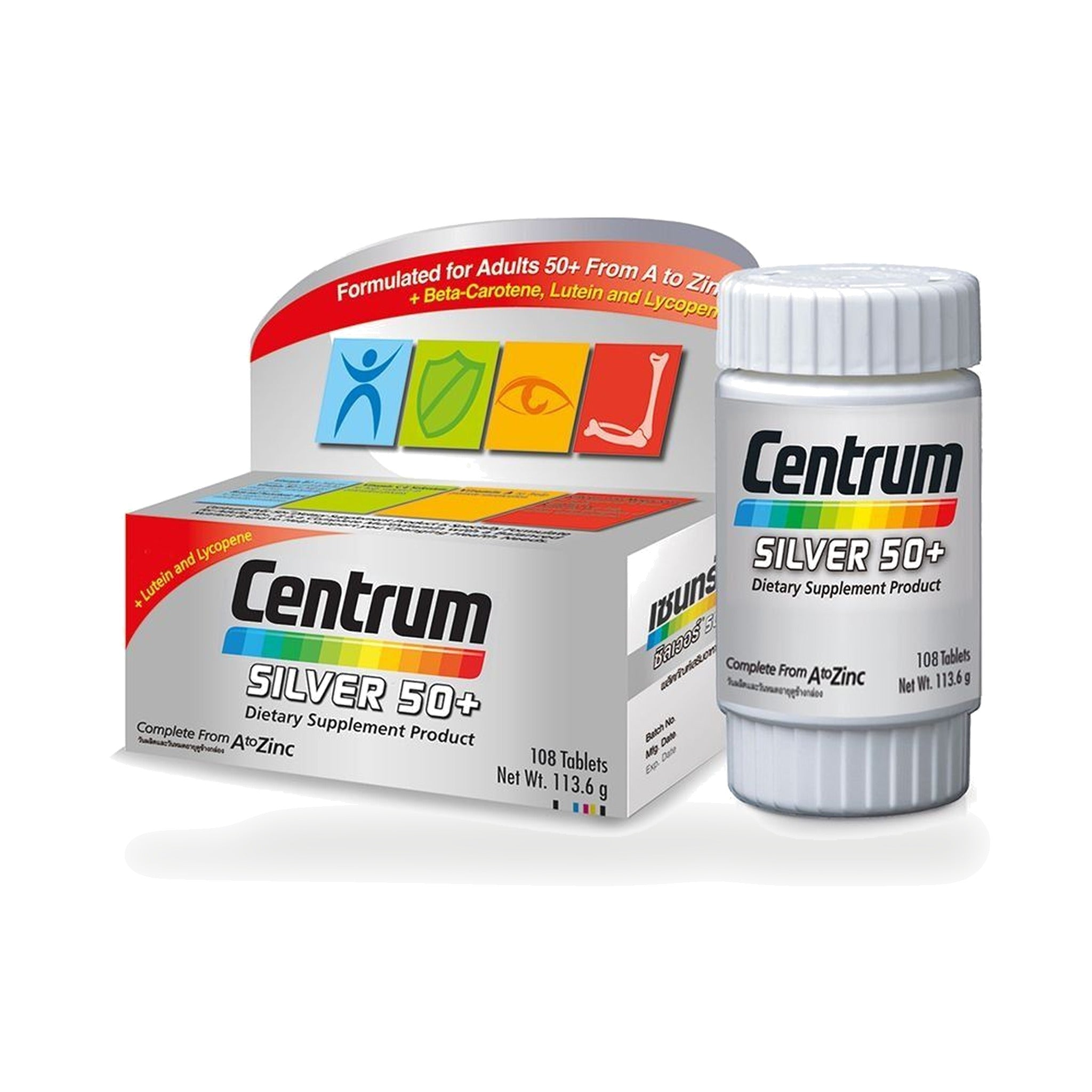 Centrum Silver 50+ Multivitamin Tablets ‚ 108 Tablets