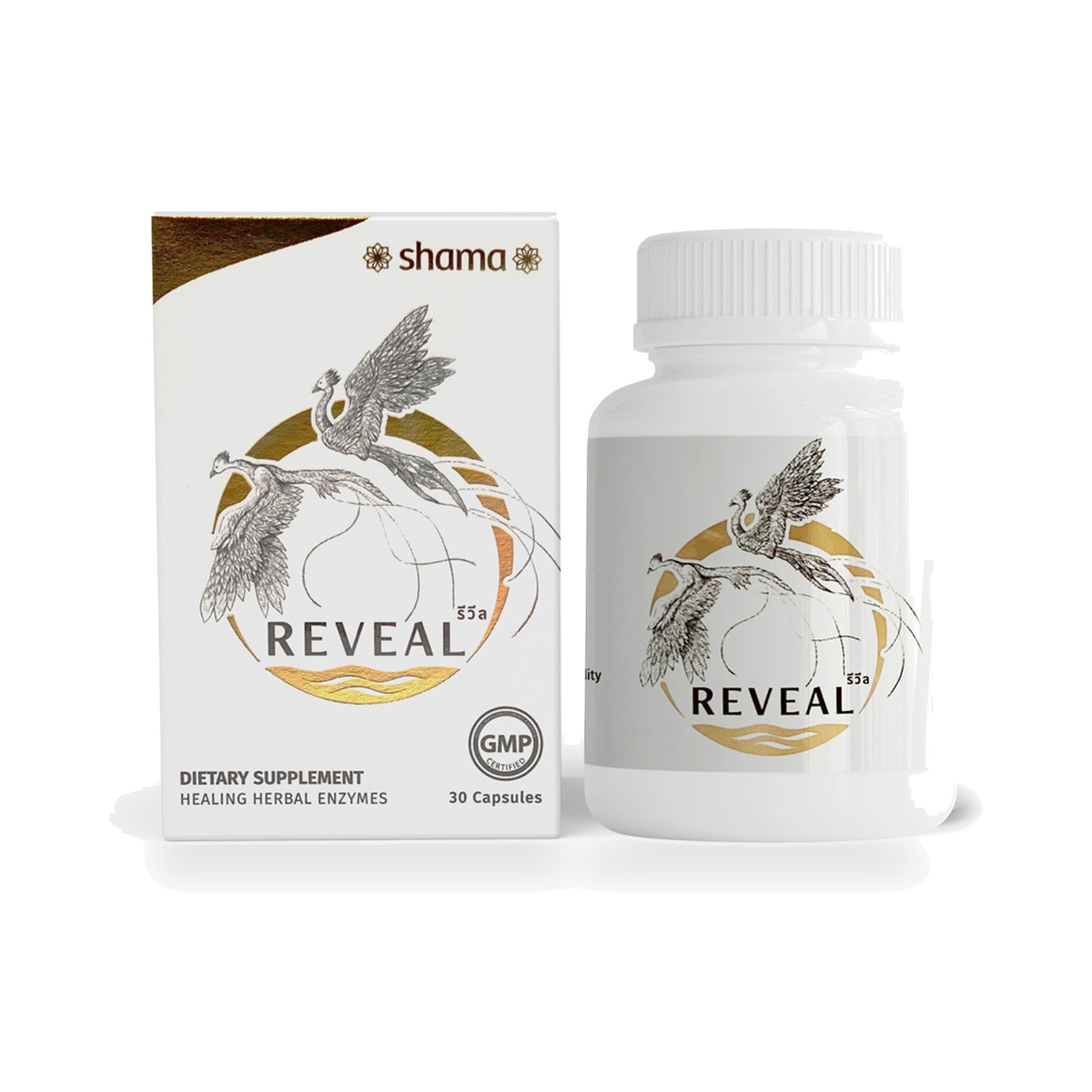 Chama Herbs Fermented Mushroom & Herb Enzyme Capsules (Revil) ‚ 30 Capsules
