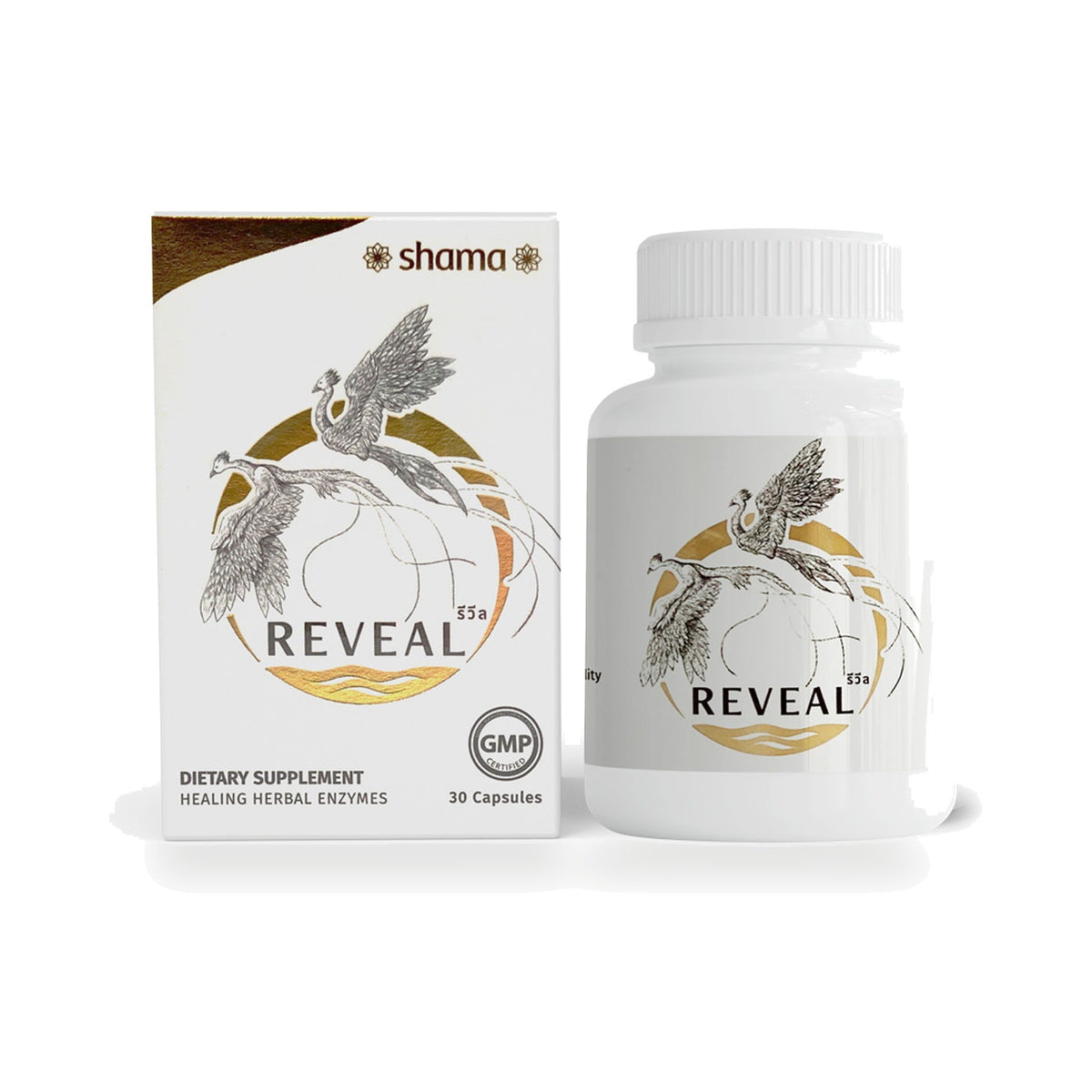 Chama Herbs Fermented Mushroom & Herb Enzyme Capsules (Revil) ‚ 30 Capsules