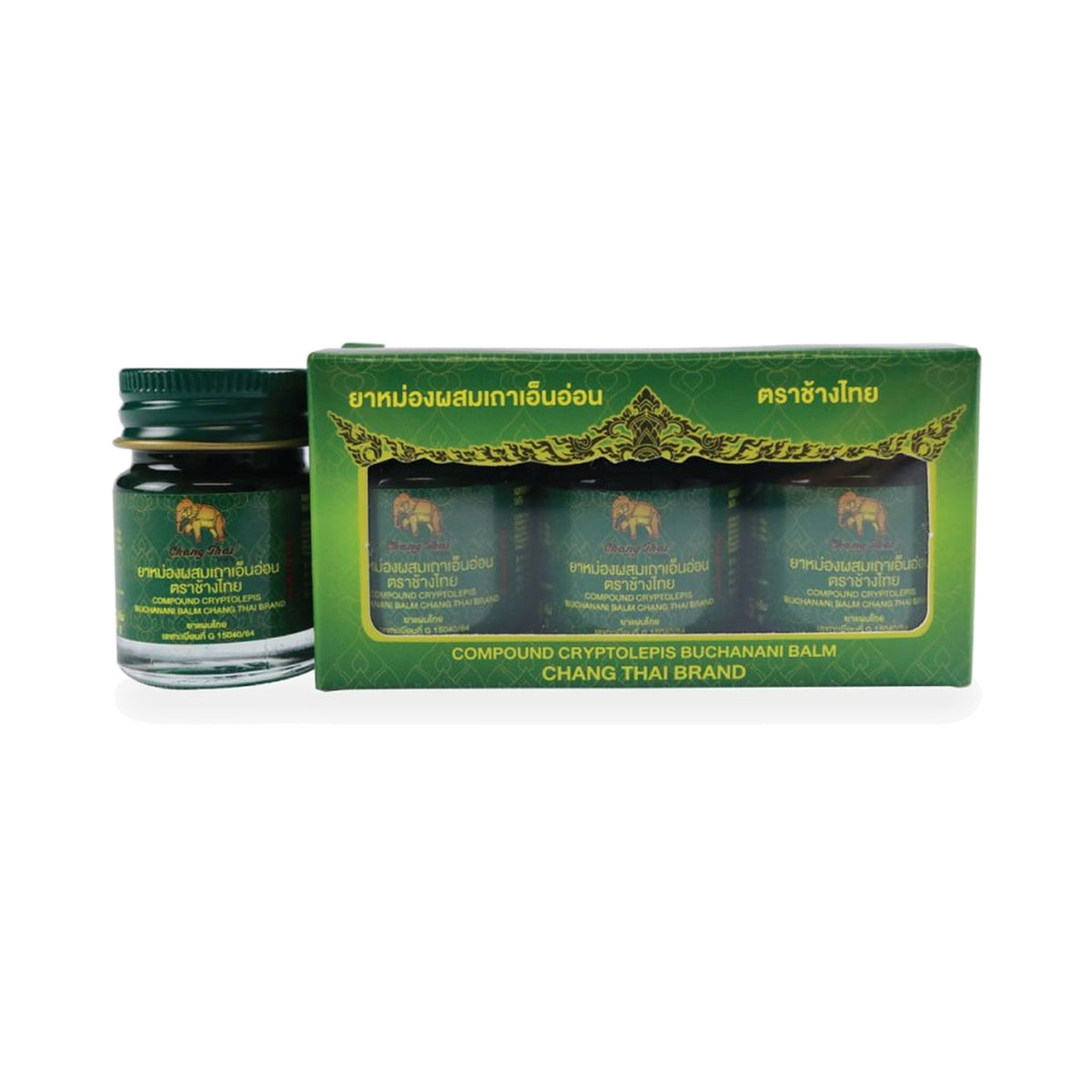 Chang Thai Herbal Balm with Thao En On ‚ 4 x 15 g