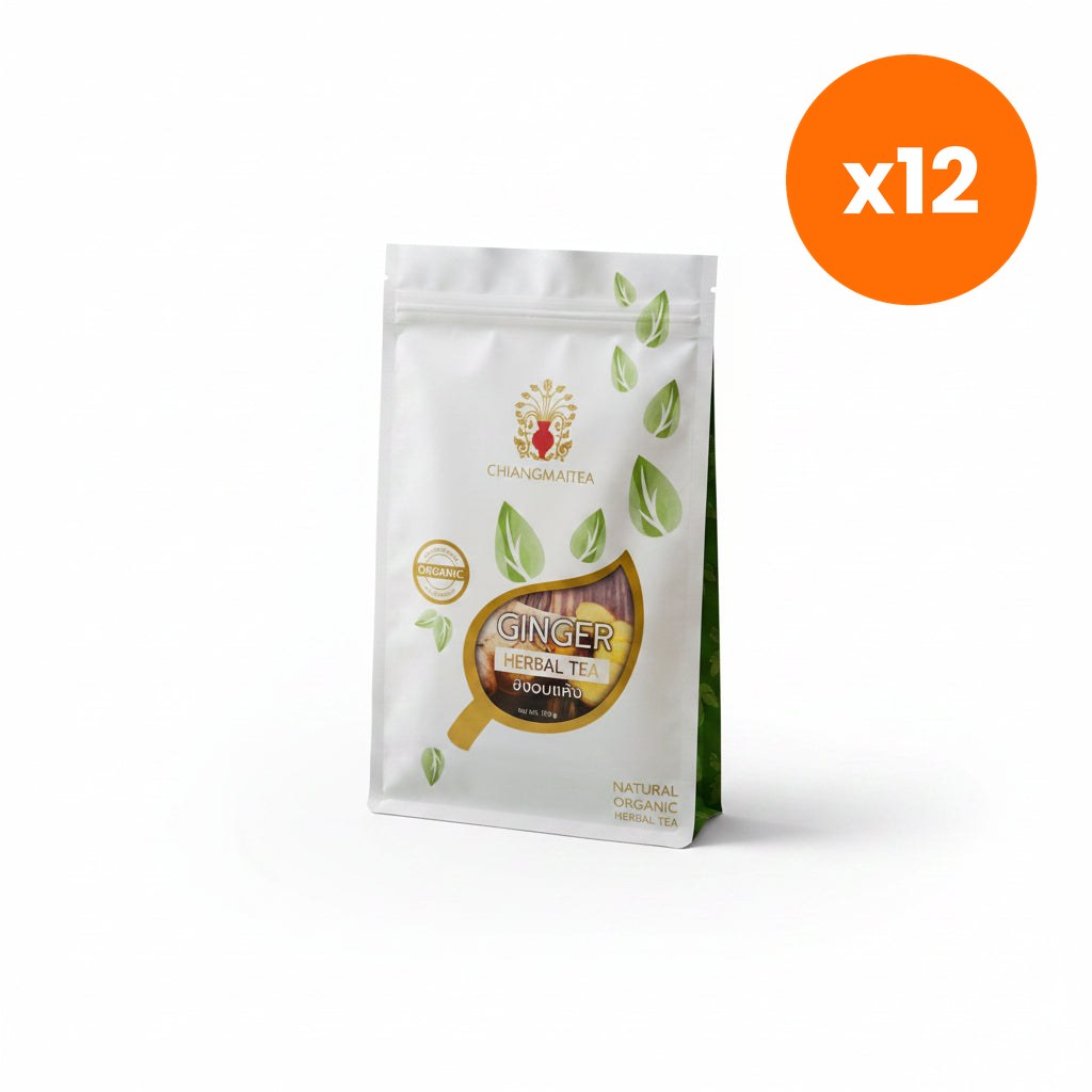 Chiang Mai Tea Dried Ginger Root Herbal Tea for Digestive Comfort 100 g