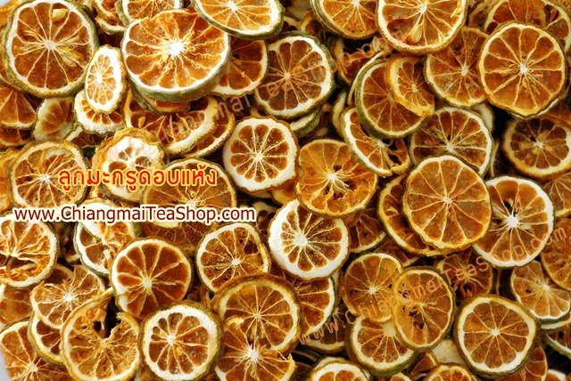 Chiang Mai Tea Dried Kaffir Lime Fruit ‚ 1 kg