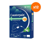 Counterpain Medplaster White Tea Scent for Muscle Comfort 4 Plasters – 12 pack bundle