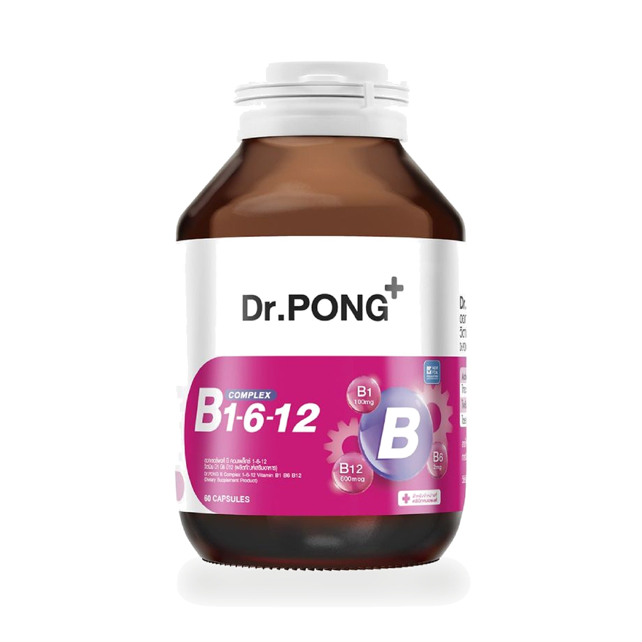 Dr.Pong B Complex 1-6-12 Capsules ‚ 60 Capsules