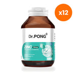 Dr.Pong Zinc Bisglycinate Capsules 15mg for Skin Hair and Nail Health 60 Capsules