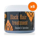 Erawadee Black Hair Mask with Sesame Spirulina for Shine and Softness 300 g