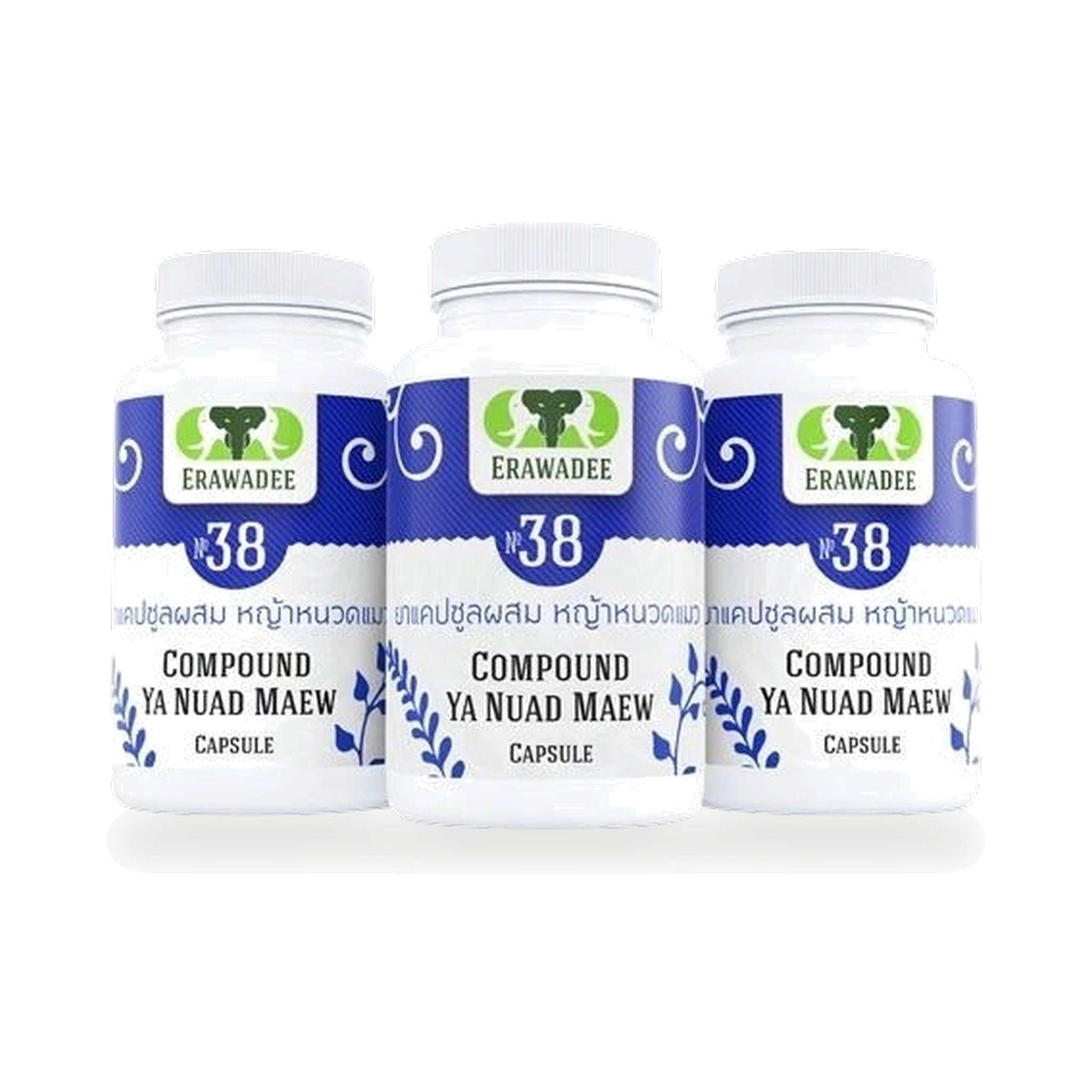 Erawadee Cat's Whiskers Herbal Set No.11 (Ya Nuad Maw) ‚ 3 Packs