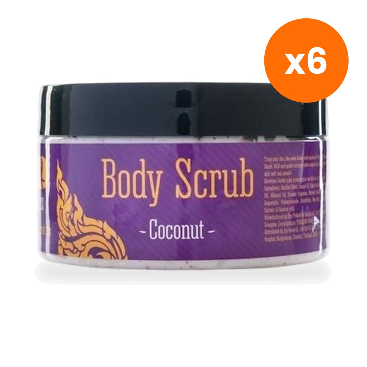 Erawadee Coconut Body Scrub for Soft Smooth Skin 250 ml
