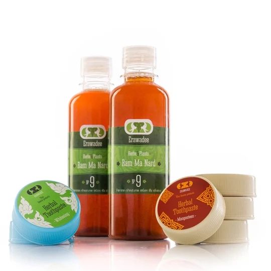 Erawadee Herbal Mouth Care Set No.14, 12 Months ‚ 8 Pieces